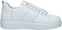 Exton Dames Leren Lage Sneakers White Dames - Thumbnail 4