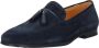 Exton Heren Loafer Suède Rubberen Zool Blue Heren - Thumbnail 3