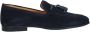 Exton Heren Loafer Suède Rubberen Zool Blue Heren - Thumbnail 4