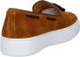 Exton Heren Loafer Suède Rubberen Zool Brown Heren - Thumbnail 5