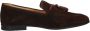 Exton Heren Loafer Suède Rubberen Zool Brown Heren - Thumbnail 4