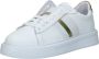 Exton Leren Sneakers met Verwijderbare Binnenzool White Dames - Thumbnail 3