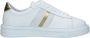 Exton Leren Sneakers met Verwijderbare Binnenzool White Dames - Thumbnail 4