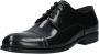 Exton Leren Veterschoenen Black Heren - Thumbnail 3