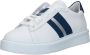 Exton Moderne Leren Sneakers White Heren - Thumbnail 3