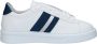 Exton Moderne Leren Sneakers White Heren - Thumbnail 4