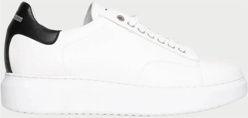 Exton Witte Veterschoenen voor Mannen
