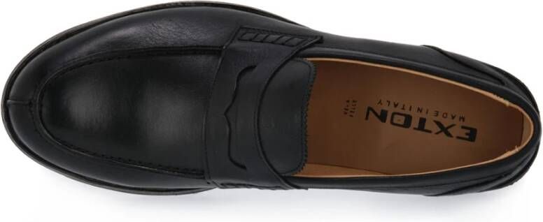 Exton Zachte Zwarte Stijlvolle Schoenen Black Heren