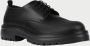 Exton Zwarte leren elegante herenschoenen Black Heren - Thumbnail 2
