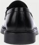 Exton Zwarte leren loafers met gesp - Thumbnail 2