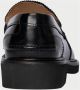 Exton Zwarte Platte Schoenen College Model - Thumbnail 2