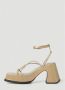 Eytys Patentleren Blokhak Sandalen Beige Dames - Thumbnail 3