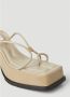 Eytys Patentleren Blokhak Sandalen Beige Dames - Thumbnail 5