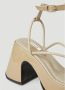 Eytys Patentleren Blokhak Sandalen Beige Dames - Thumbnail 6