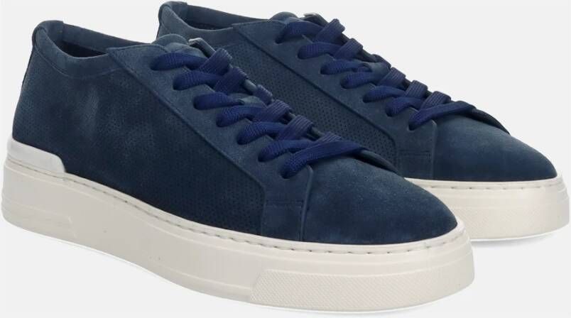 Fabi Blauwe Sneakers Uitdaging 2.0 Micro-geperforeerd Blue Heren