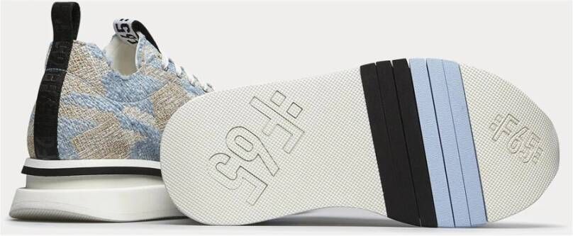Fabi Clear Blue Sneakers Boucléstof