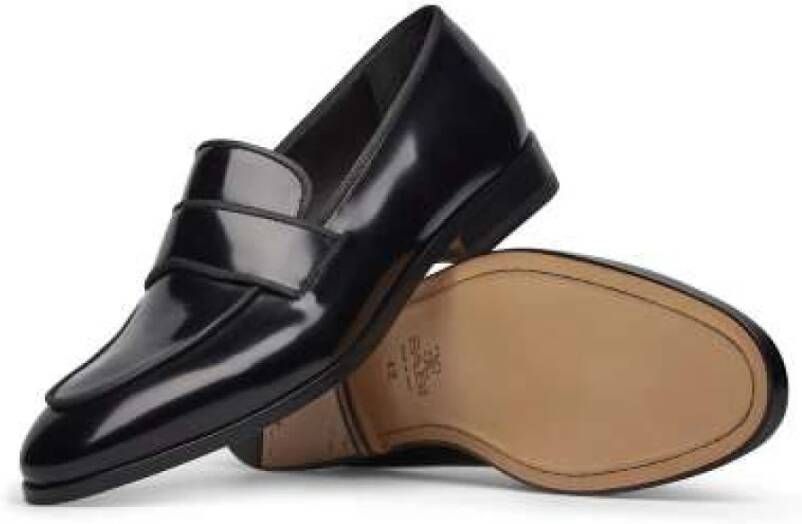 Fabi Formele Zwarte Leren Loafers