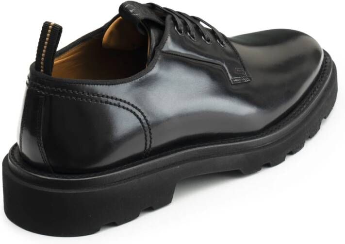 Fabi Gevechtslaars in zwart leer Black Heren