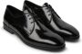Fabi Gladde Derby Leren Schoenen Zwart Black Heren - Thumbnail 3