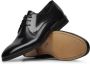 Fabi Gladde Derby Leren Schoenen Zwart Black Heren - Thumbnail 4