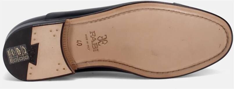 Fabi Handgemaakte Blauwe Platte Schoenen
