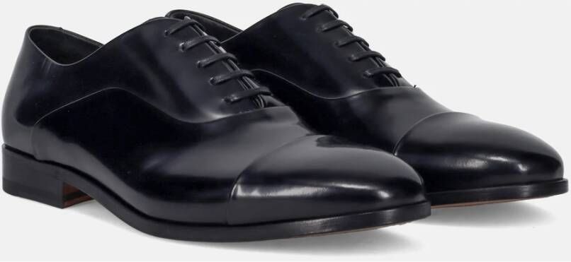 Fabi Handgemaakte Italiaanse Oxford Schoenen Black Heren