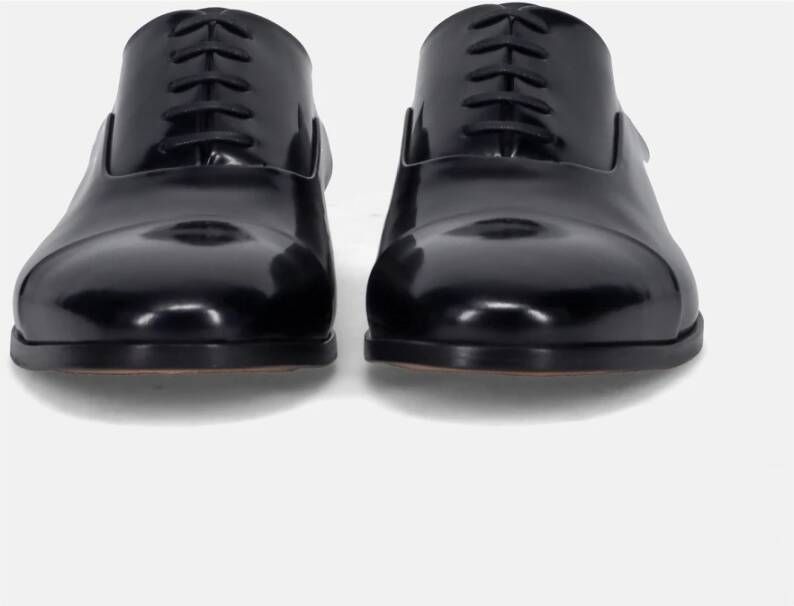 Fabi Handgemaakte Italiaanse Oxford Schoenen Black Heren