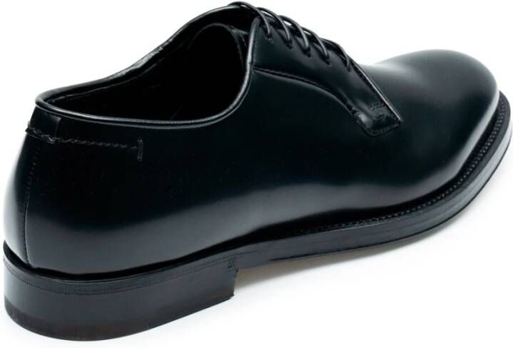 Fabi Heren Leren Lage Schoenen Zwart Black Heren