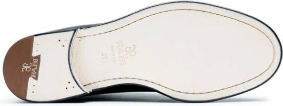 Fabi Heren Leren Lage Schoenen Zwart Black Heren