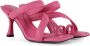 Fabi Leren hoge hak sandalen Pink Dames - Thumbnail 4