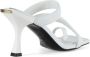 Fabi Leren hoge hak sandalen White Dames - Thumbnail 3