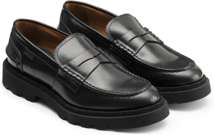 Fabi Leren Loafers Black Heren
