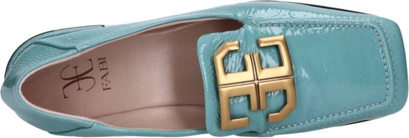 Fabi Leren Loafers met Lakafwerking