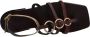 Fabi Platte leren sandalen met ponyhaar - Thumbnail 2