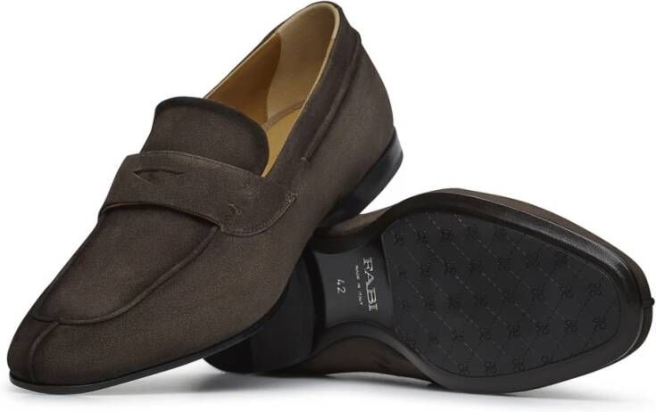 Fabi Platte schoenen Donkerbruin Brown Heren