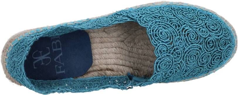 Fabi Platte schoenen Helderblauw