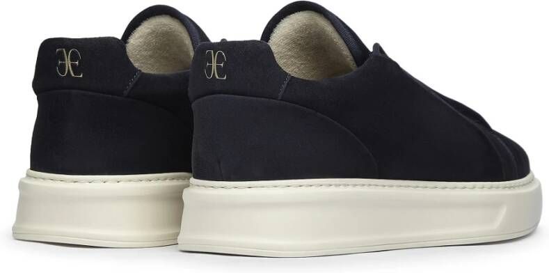 Fabi Vintage Navy Blauwe Sneakers Blue Heren