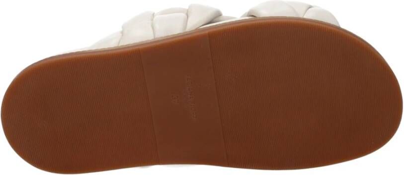 Fabiana Filippi Beige Leren Slof Casual Schoen