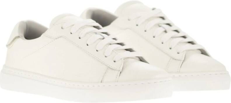 Fabiana Filippi Dalila Leren Sneakers White Dames