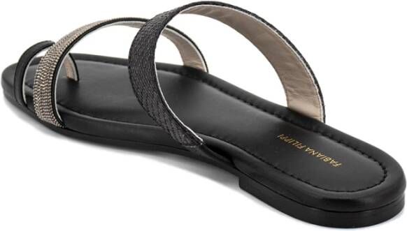 Fabiana Filippi Flats Zwart Dames