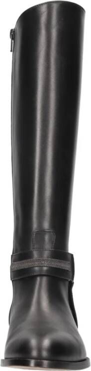 Fabiana Filippi Laarzen Zwart Black Dames
