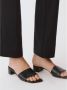 Fabiana Filippi Lage hak leren instap sandalen - Thumbnail 2