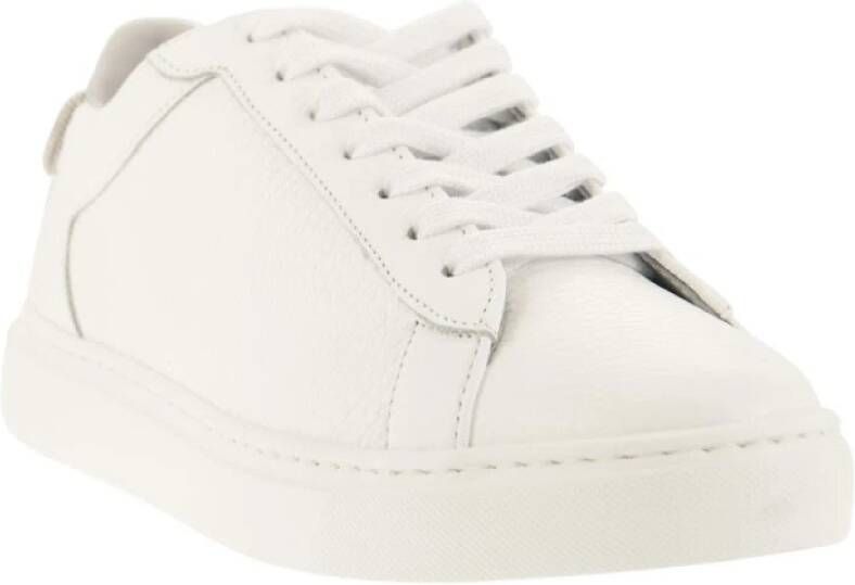 Fabiana Filippi Lederen sneakers Wit Dames