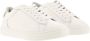 Fabiana Filippi Witte Leren Sneakers met Briljant Detail White Dames - Thumbnail 9