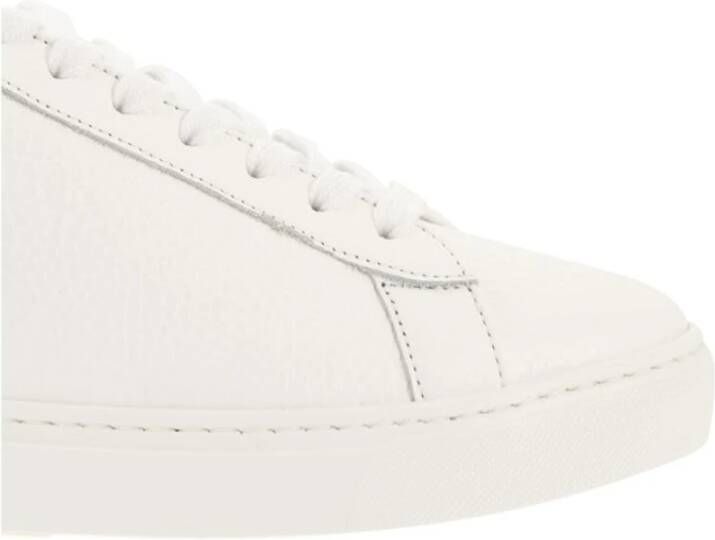 Fabiana Filippi Lederen sneakers Wit Dames