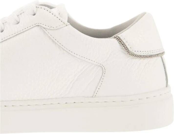 Fabiana Filippi Lederen sneakers Wit Dames