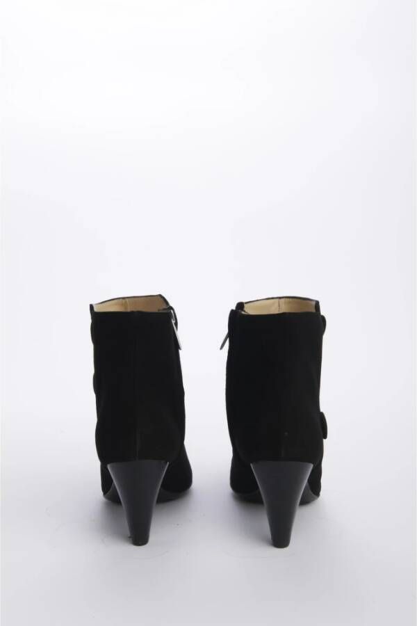 Fabiana Filippi Leren Schoenen met Hak met Knopen