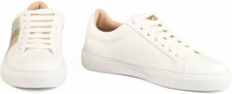 Fabiana Filippi Leren Sneakers Rubberen Zool Model