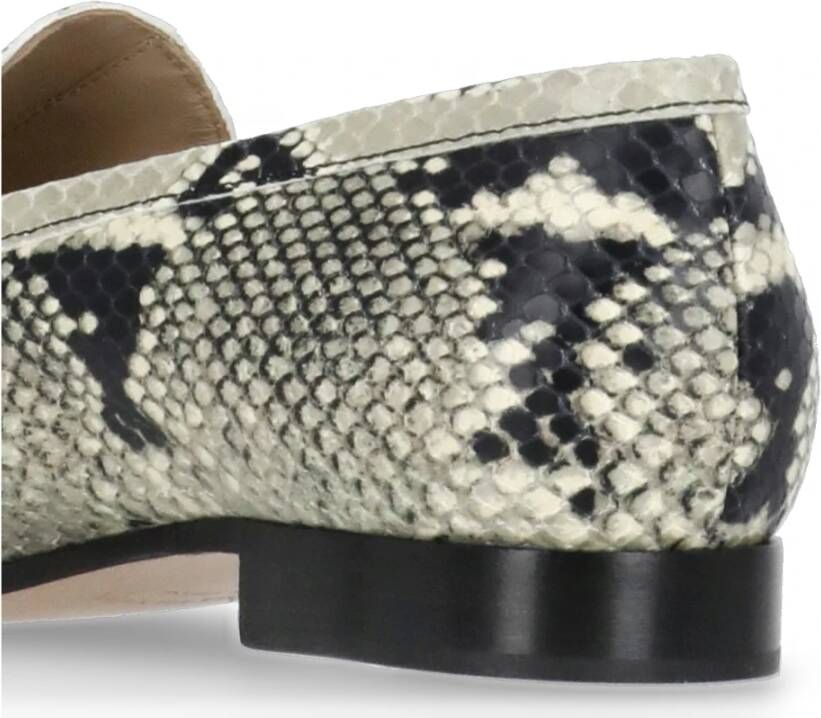 Fabiana Filippi Python Leren Loafers MultiColour Schoenen