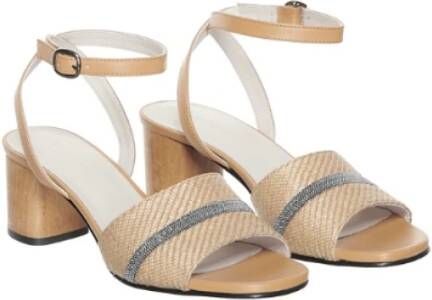 Fabiana Filippi Sandals Asd273A961H582 Bruin Dames